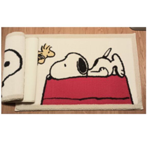 NWT & HTF ~ THE BIG ONE Peanuts 2-Pack Bathroom Rugs - Picture 2 of 11